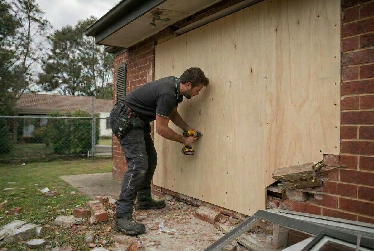 Structural shoring after impact damage by Asset Repair Group