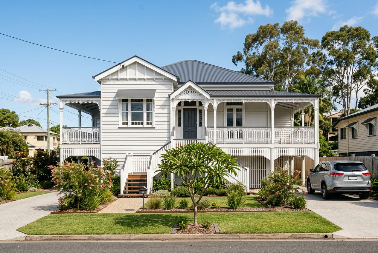 Restored Queenslander home renovation by Asset Repair Group