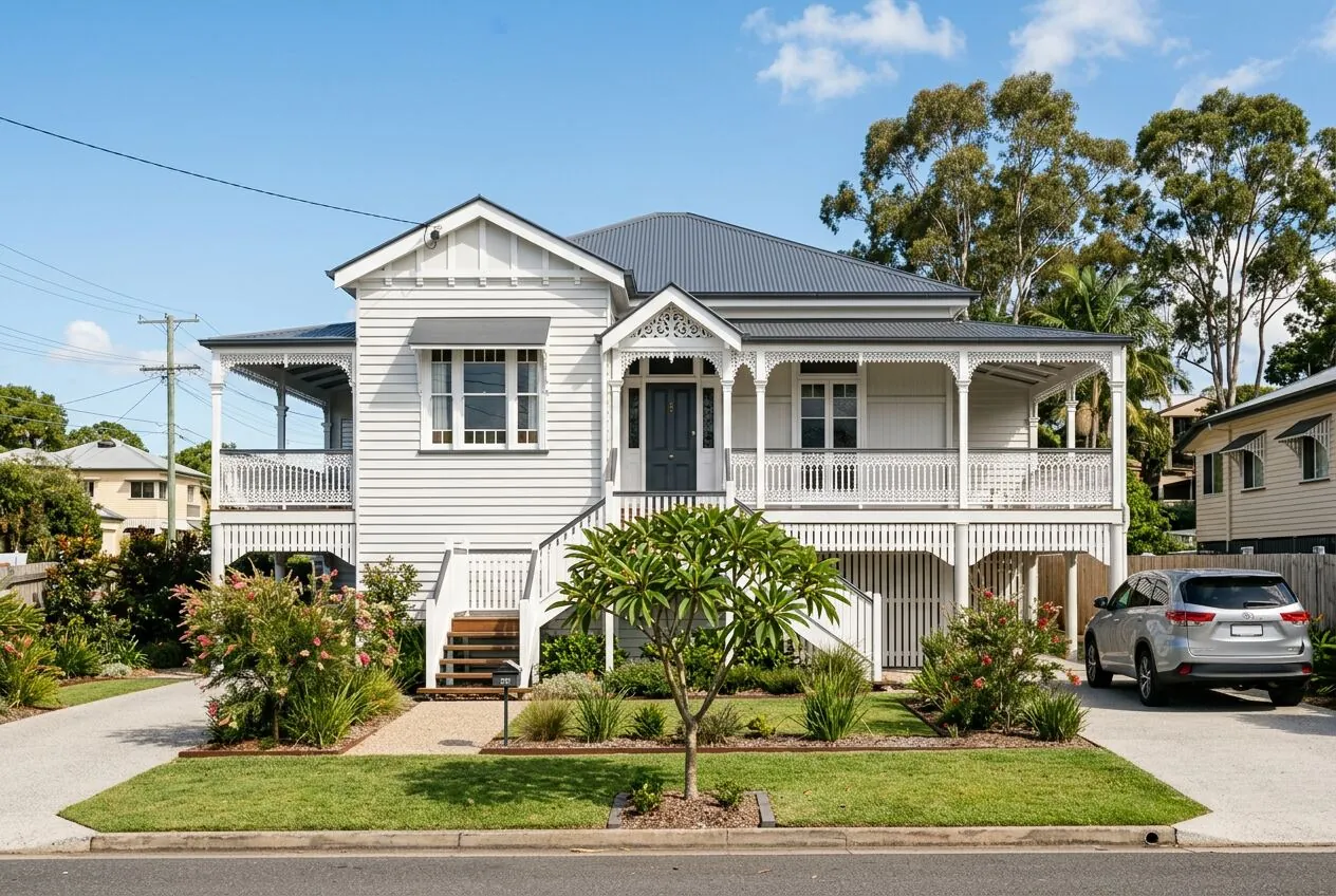 Restored Queenslander home renovation by Asset Repair Group