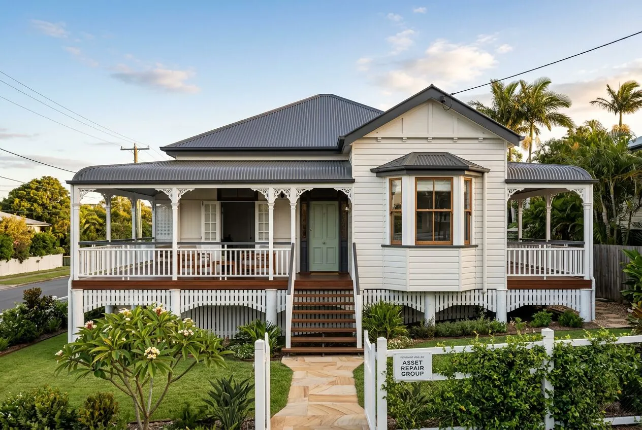 Renovated classic Queenslander home