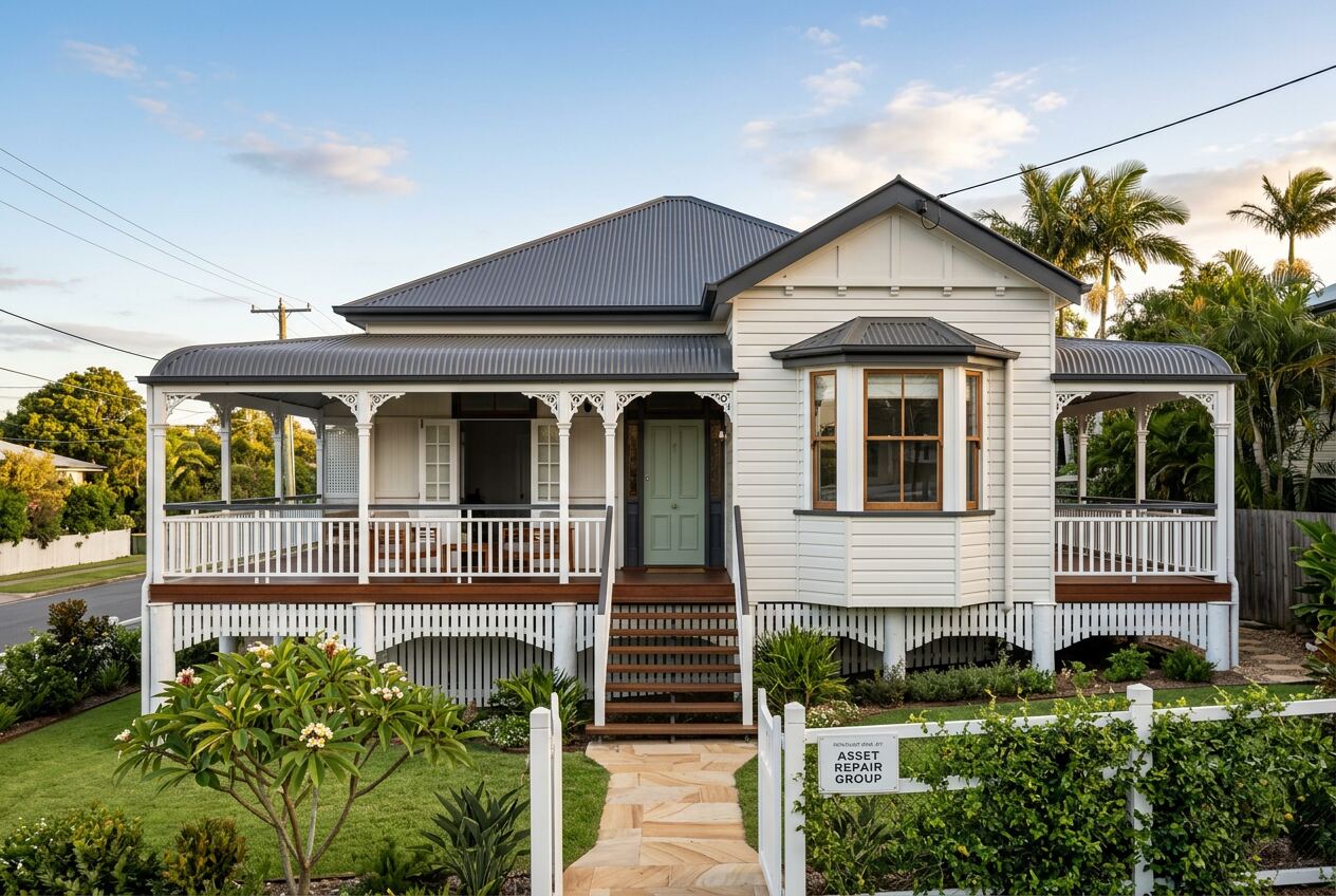 Renovated classic Queenslander home